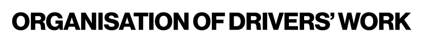 Organisation of Drivers’ Work